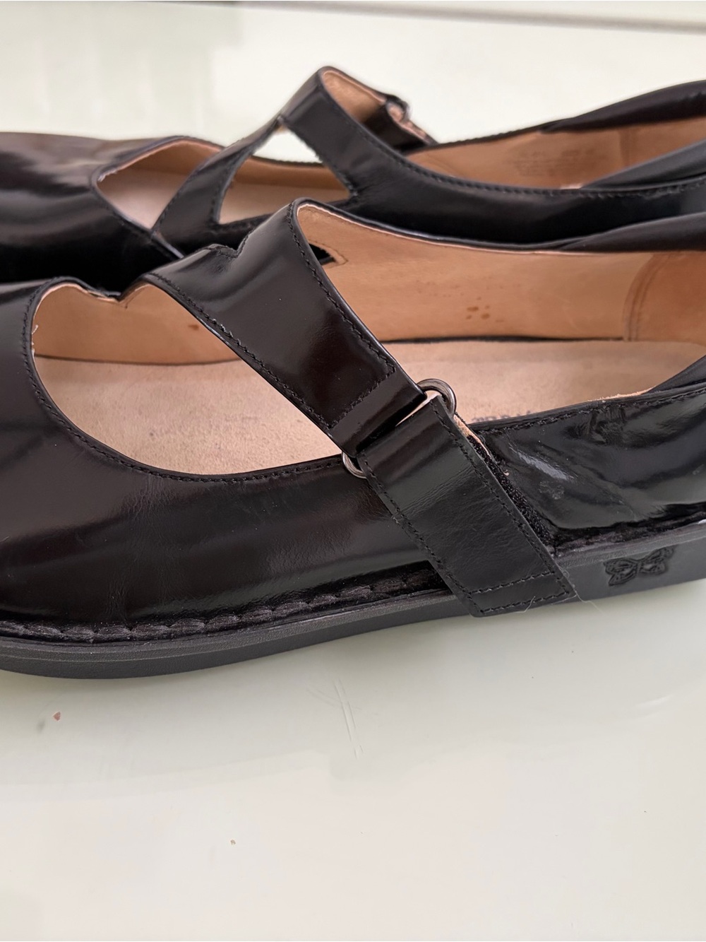 Alegria Black Patent Mary Jane Loafers
